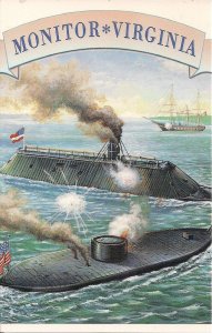 American Civil War, Naval Battle, USS Monitor, CSS Virginia, Merrimac, 1994 USPS