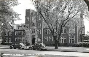 IA, Grinnell, Iowa, RPPC, Grinnell College Mens Dorm, 40s Cars, No B-149