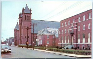 M-43840 St Patrick's Rectory Parish School and Church Nashua New Hampshire