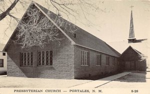 Presbyterian Church real photo - Portales, New Mexico NM