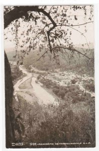 Panorama Tamazunchale San Luis Potosí Mexico RPPC real photo postcard