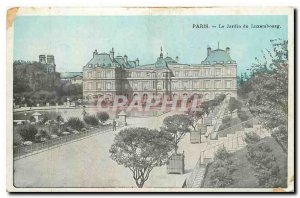 CARTE Postale Old Paris the Luxembourg Gardens