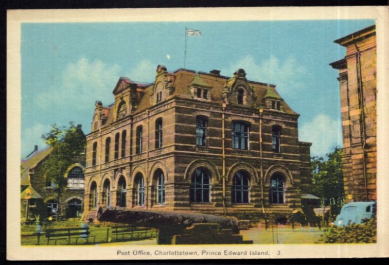 Prince Edward Island CHARLOTTETOWN Post Office - PECO White Border