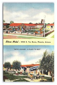 Postcard Stone Motel Phoenix Arizona Multi View Card