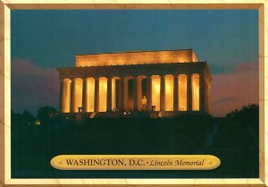 CONTINENTAL SIZE POSTCARD LINCOLN MEMORIAL WASHINGTON D.C.