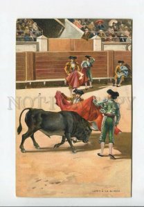 3176865 Capro alimon BULL Matador Torero Vintage Color Stengel