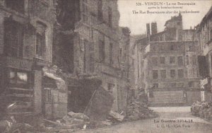 France Verdun La rue Beaurepaire apres le bombardment