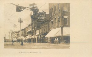 Postcard RPPC Wisconsin Eau Claire S, Barstow C-1905 23-10219