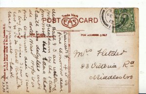 Genealogy Postcard - Fletcher - 83 Victoria Road - Middlesbrough - Ref 4058A