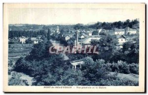 Postcard Old Bridge Beauvoisin Vue Generale and Guiers