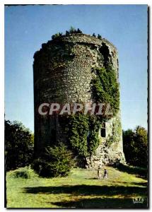 Postcard Modern Creuse Picturesque Tower Dungeon Bridier cylindrical