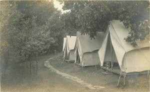 Eagle Camp Texts 1912 RPPC Photo Postcard 21-8657