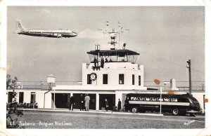 New York International Airport Sabena Belgian Air Lines Real Photo PC JI657240