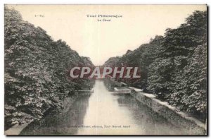 Old Postcard Toul Picturesque Canal