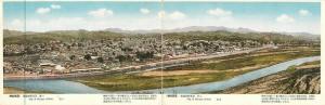1920s Chengte Jehol China Panoramic Bi-fold City View Postcard