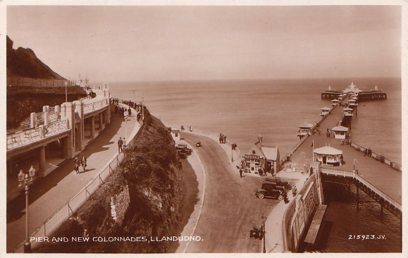 Postcard Pier New Colonnades Llandudno UK