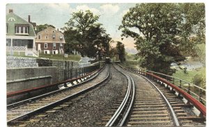 Postcard Elevated Railroad 66th & Market Streets Philadelphia PA