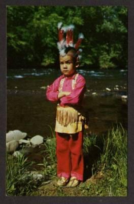 Little Carl Cherokee Indians QUALLA NORTH CAROLINA PC