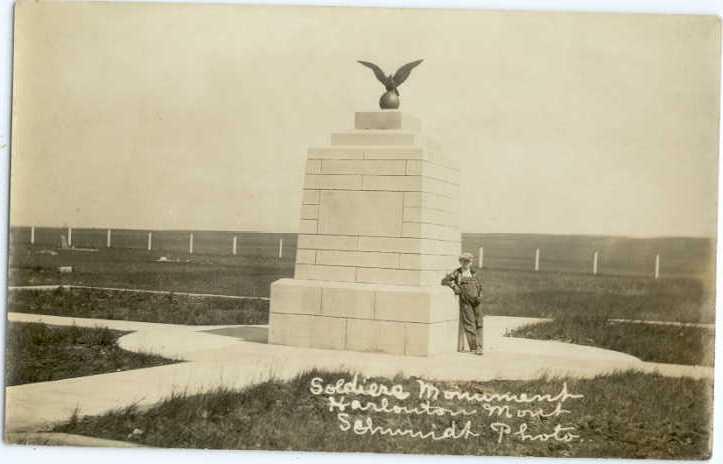 RP Soldiers Monument Harlowtown Montana MT