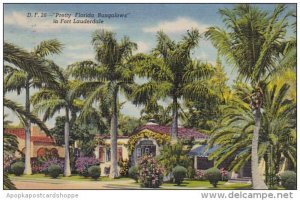 Florida Fort Lauderdale Pretty Florida Bungalows In Fort Lauderdale 1953