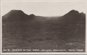 RPPC Postcard No 31 Craters of the Moon National Monument Arco Idaho ID