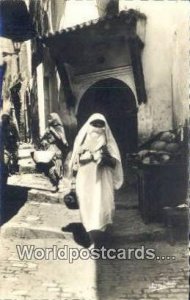 Une rue de la Casbah Alger Algeria, Africa, Unused 