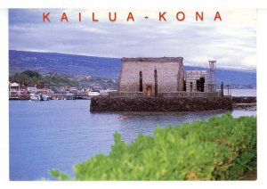 HI - Kailua-Kona. Ahu'ena Heiau in Kamakahonu Nat'l Historic Park    (4x6)