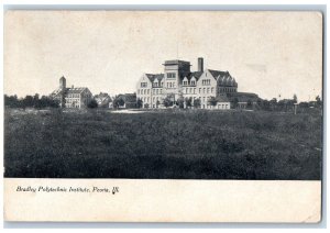 Peoria Illinois IL Postcard Bradley Polytechnic Institute Building c1910's