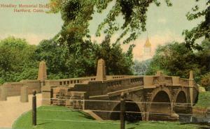 CT - Hartford. Bushnell Park. Hoadley Bridge