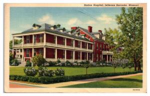 1941 Station Hospital, Jefferson Barracks, MO Postcard