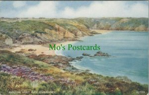 Channel Islands Postcard -Moulin Huet Bay, Guernsey - Artist E.W.Trick RS25504