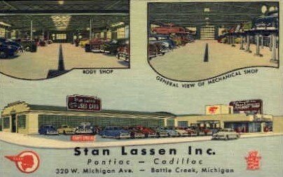 Stan Lassen Inc, Pontiac Battle Creek, Michigan USA Battle Creek, Michigan. U...