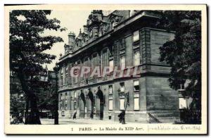 Old Postcard Paris marries the 13th