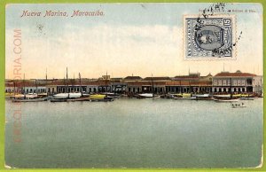 af2985 - VENEZUELA - VINTAGE POSTCARD - Maracaibo, Nueva Marina - 1912