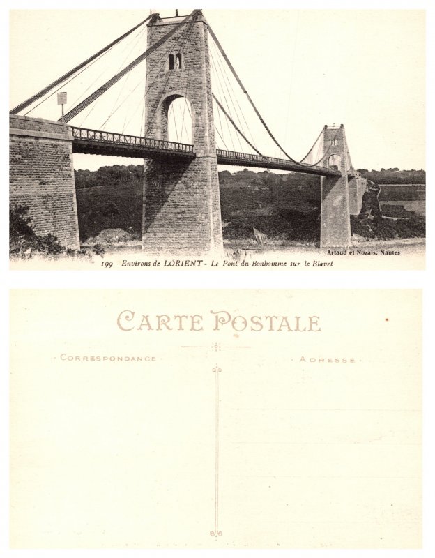 Environs de Lorient, Le Pont du Bonhomme Sur le Blavet (6984