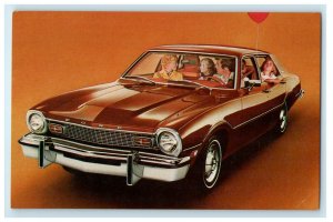 1975 Maverick 4 Door Sedan Vintage Unposted Postcard 