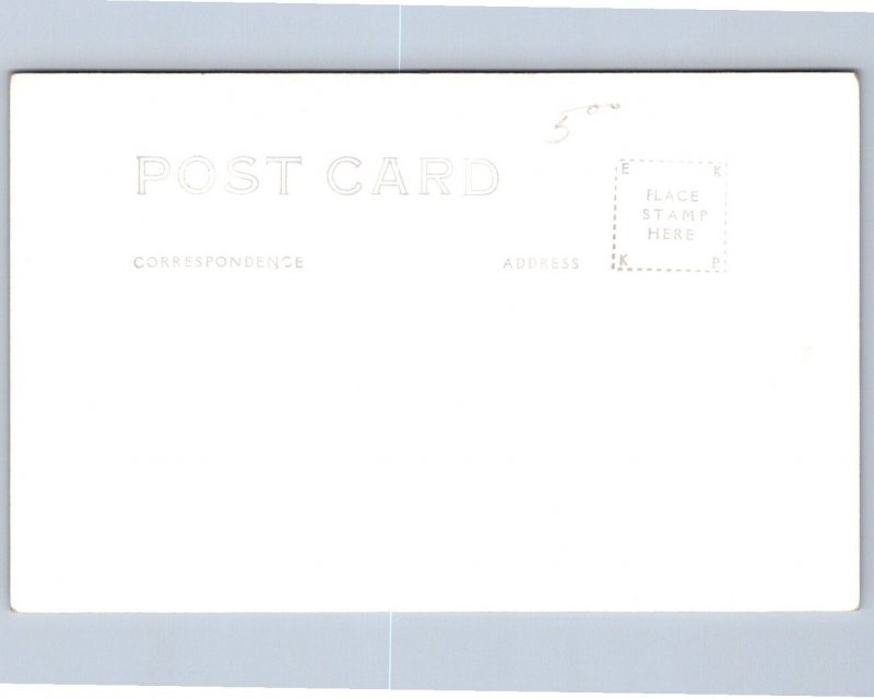 K42/ Jackson Wyoming RPPC Postcard c1930s Birdseye Mountains Homes 105