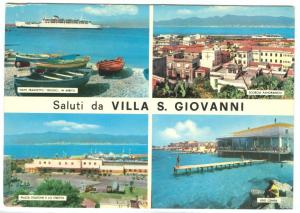 Italy, Saluti da VILLA S. GIOVANNI, 1968 used Postcard