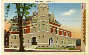 Post Office at Auburn NY New York Linen