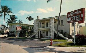 FORT LAUDERDALE, FLORIDA Morton Aparment Motel 1588 postcard