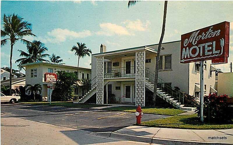 FORT LAUDERDALE, FLORIDA Morton Aparment Motel 1588 postcard