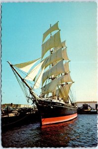 Postcard - Star Of India, Museum Ship At San Diego, California