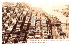 Northward View of Business Section and Part of Harbor - Tacoma, Washington