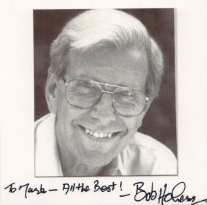 Bob Holness Blockbusters TV Quiz Show Hand Signed Photo