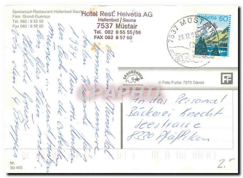 Modern Postcard Speisesaal Restaurant Hallenbad