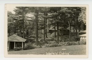 ME - Canton. Lakefield Cabins   RPPC