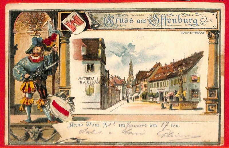 aa7869 - postcards VINTAGE POSTCARD: GERMANY Germany - Offenburg GREET -