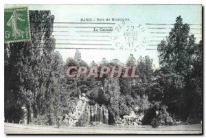 Postcard Old Paris Bois de Boulogne La Cascade