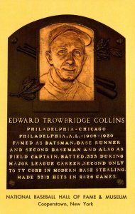 Edward Trowbridge Collins National Baseball Hall of Fame