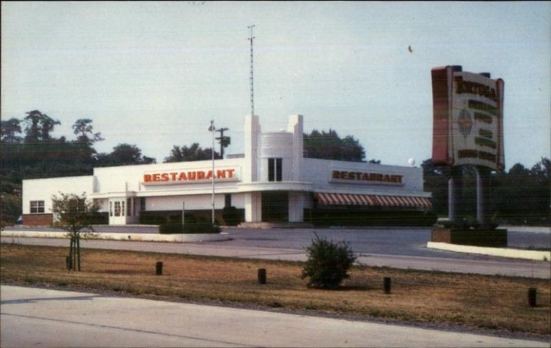 Hagerstown MD US 40 Tortuga Restaurant Old Postcard